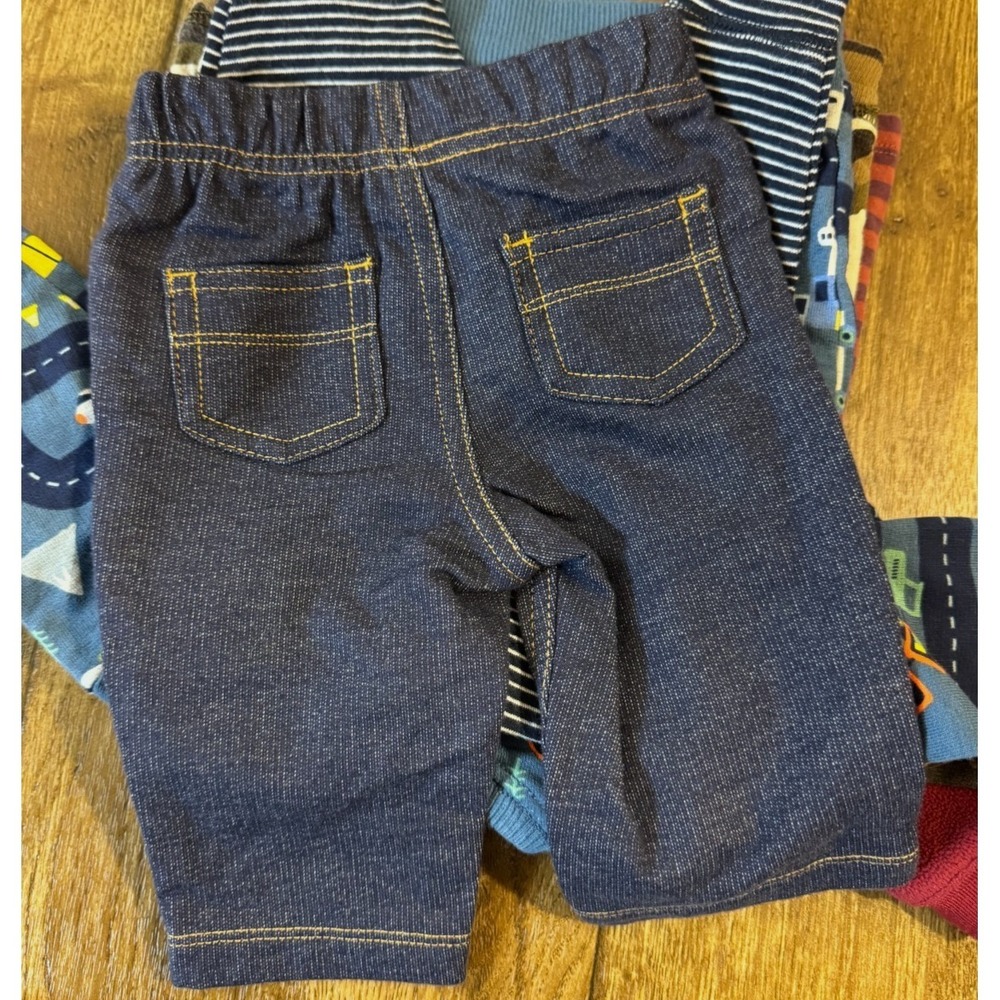 Baby Boy 3 Months Outfits Lot Jeans Sweat Pants Shirts Long Sleeved Clothes Camo - Picture 12 of 16